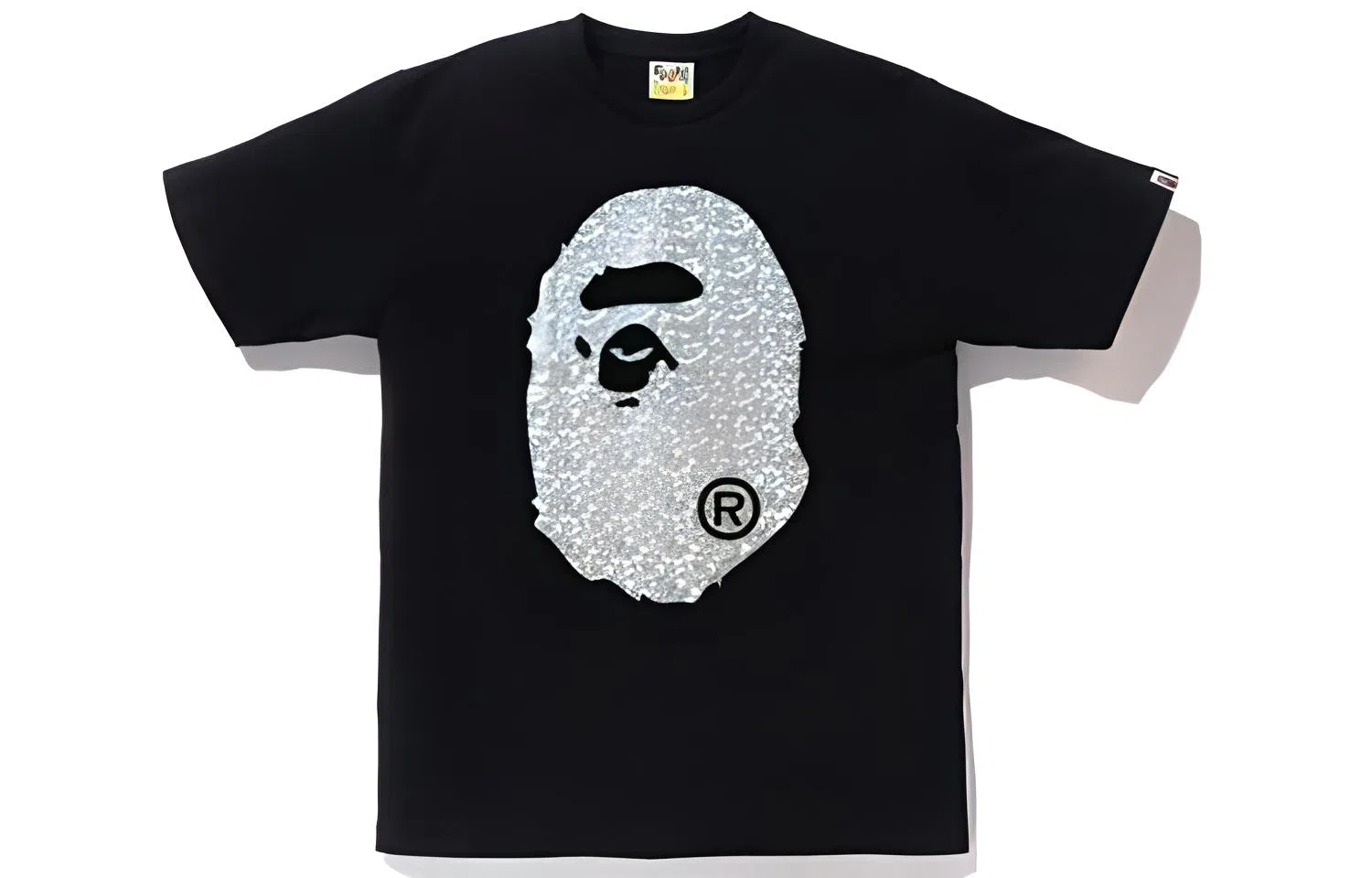 A BATHING APE Aurora Big Head Ape Tee