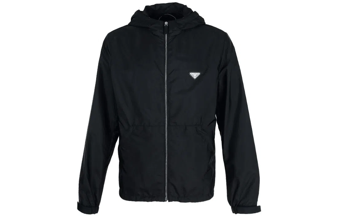 Prada SS23 Zip Hoodie Jacket Black