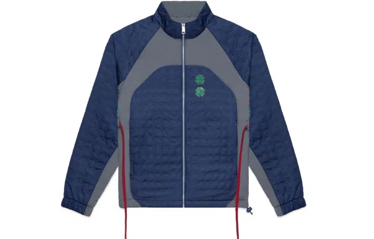 CLOT x Air Jordan Delta 2 FW22 Jacket Blue