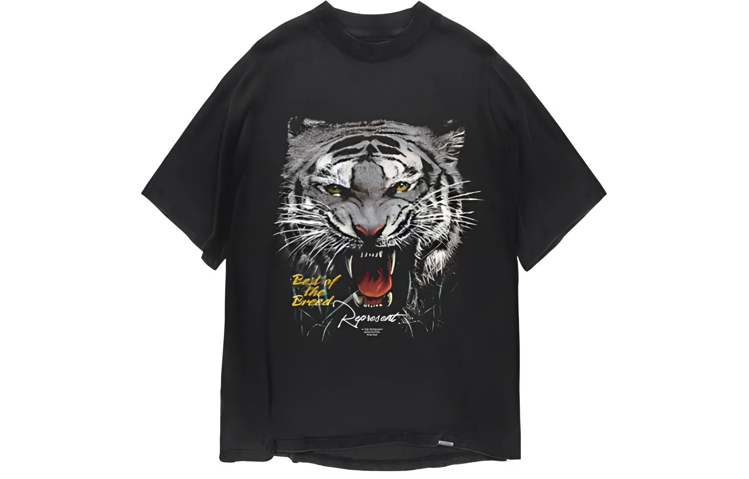 REPRESENT Tiger Head Black Tee