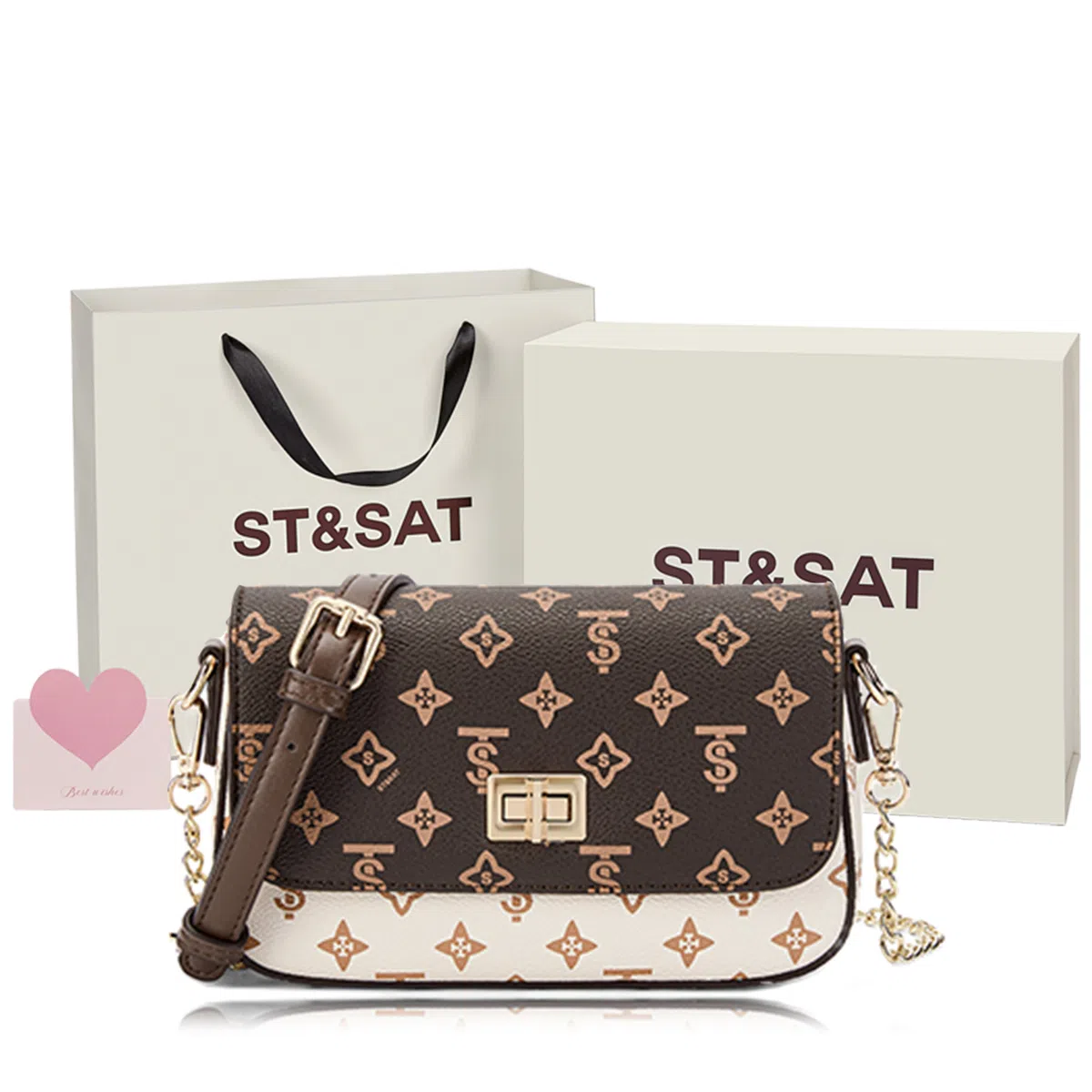 ST&SAT PVC Shoulder Bag