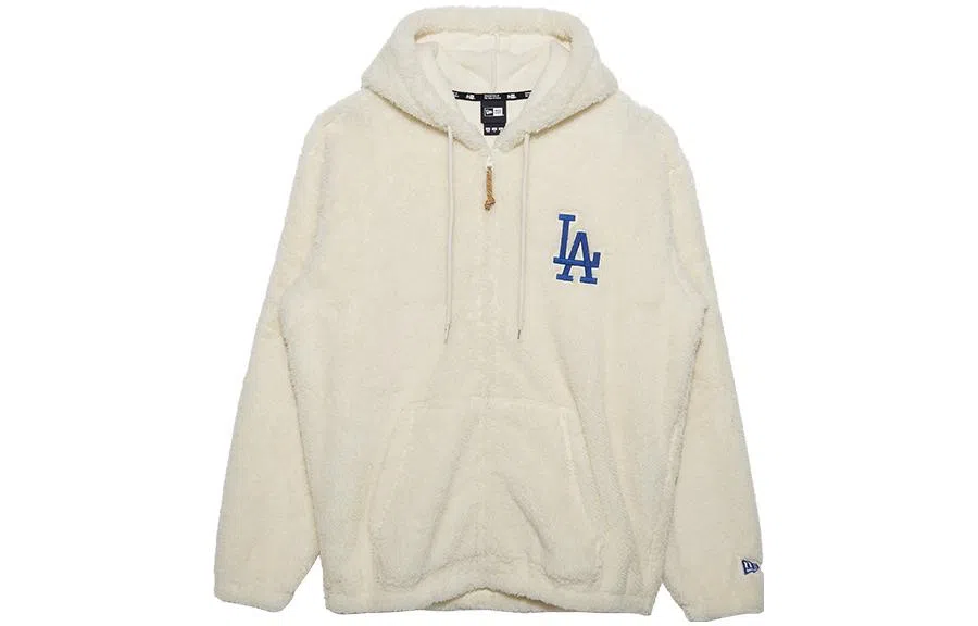 New Era FW22 Logo Hoodie Jacket White