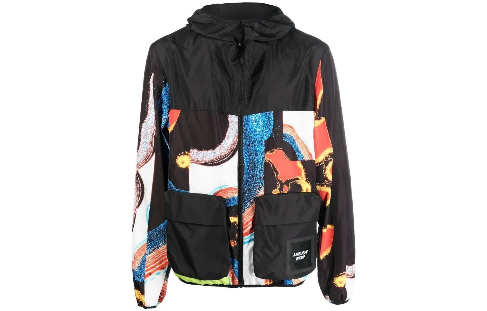 AMBUSH SS22 Abstract Patchwork Jacket Black