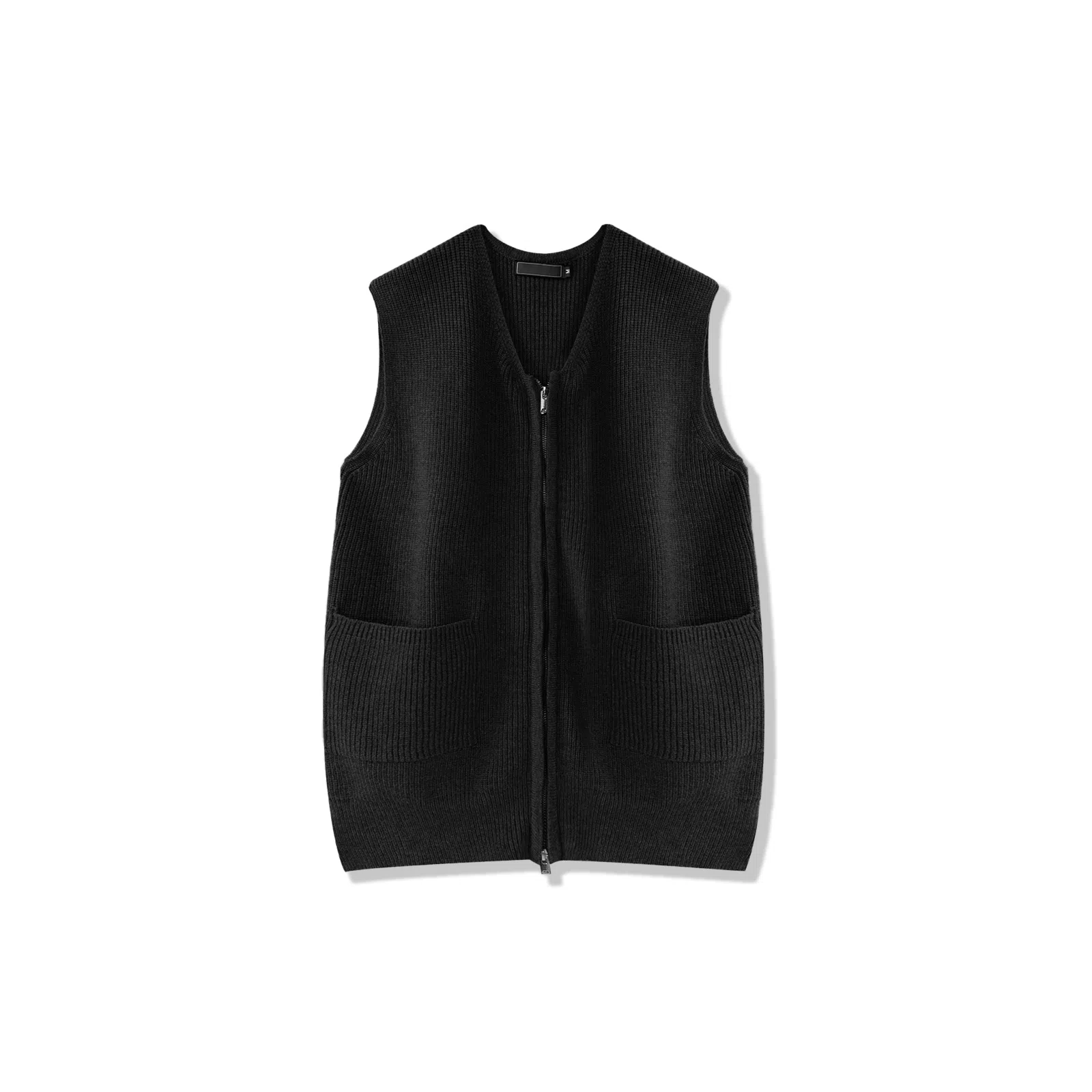 SHANTREE Zip Knit Sweater