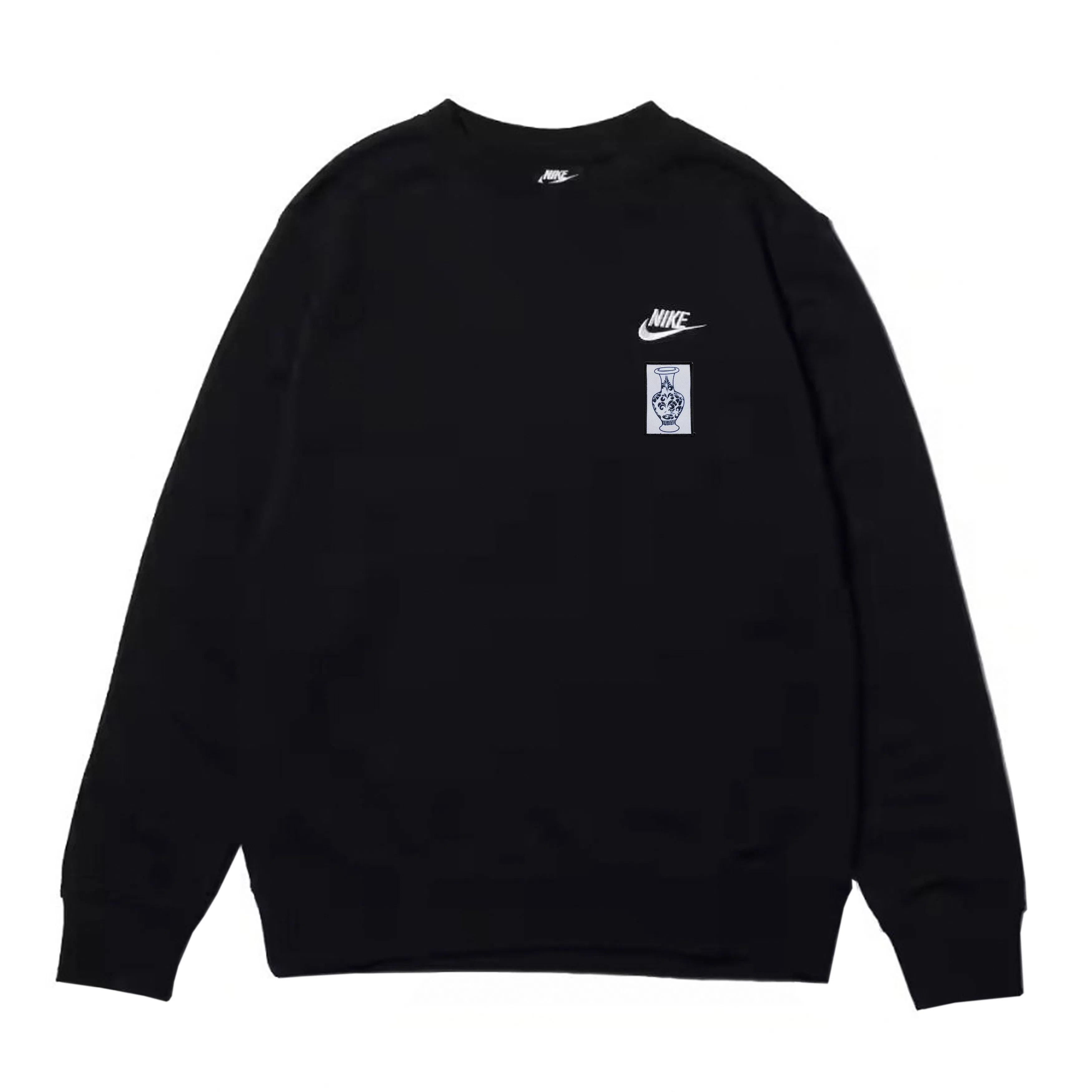 Nike CNY GGMZ Logo Crewneck Sweatshirt Black