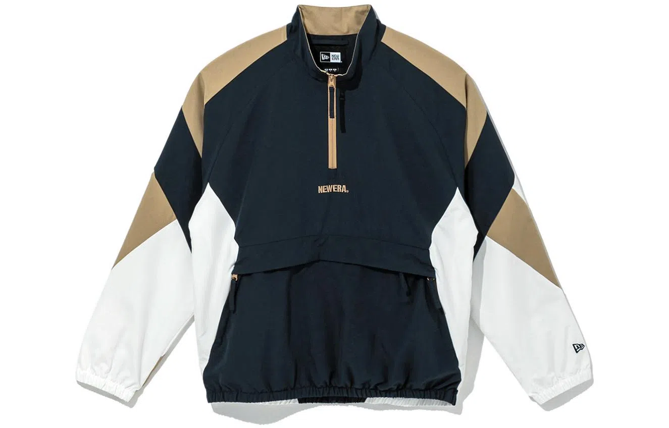 New Era Retro Sports Jacket Navy