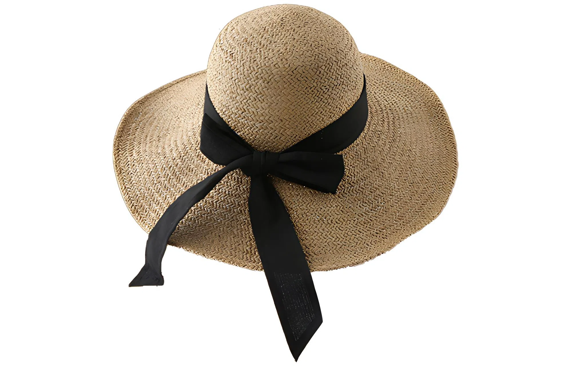 优幽兰 出游系带精致显脸小洋气赫本风海边防紫外线可折叠 聚酯纤维 防晒帽 女款