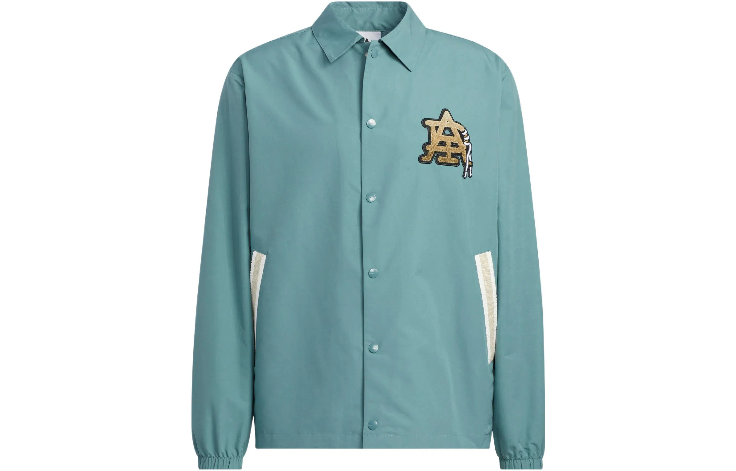 adidas Originals FW22 Letter Print Jacket Green