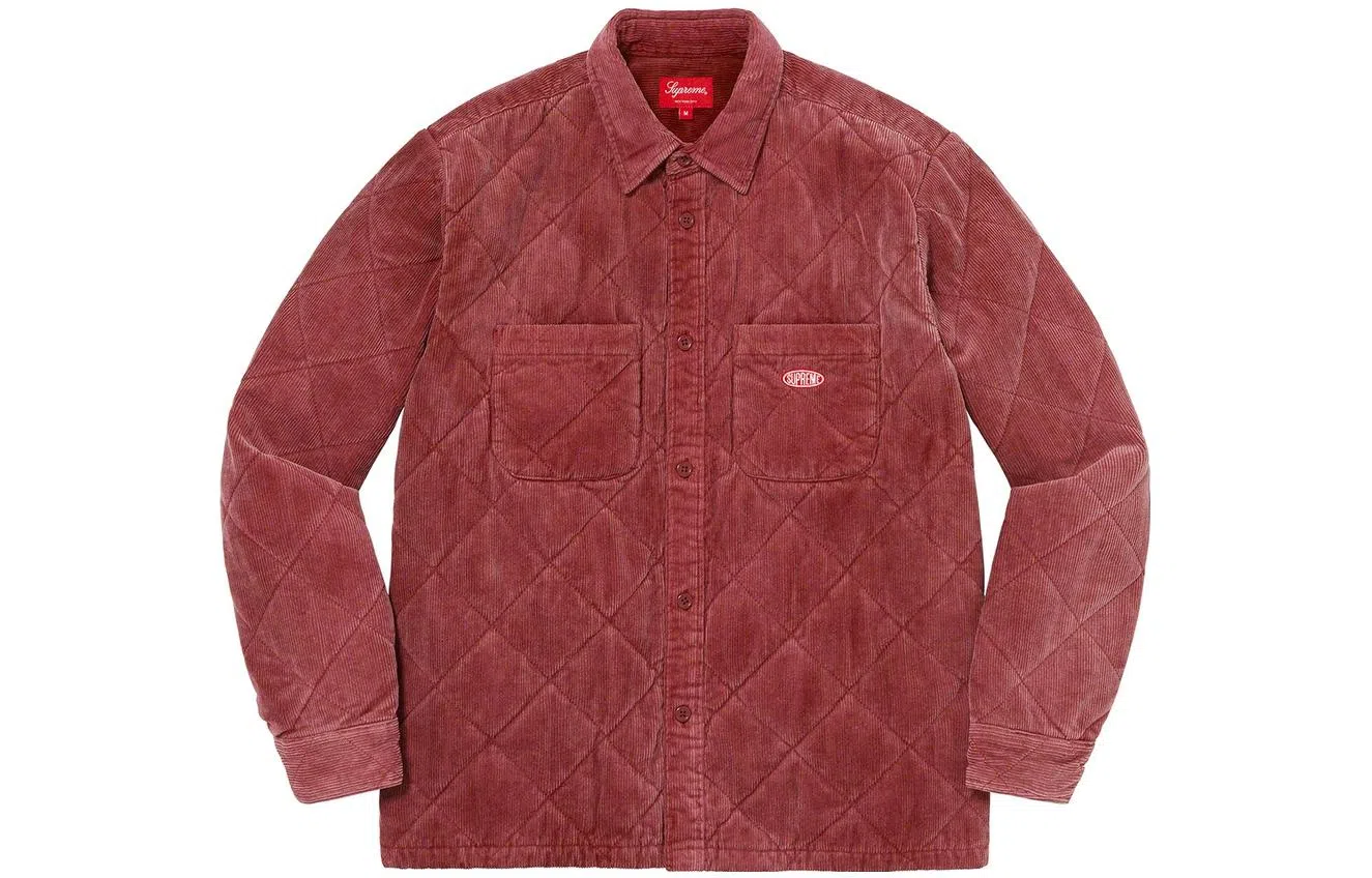 Supreme Quilted Corduroy Shirt