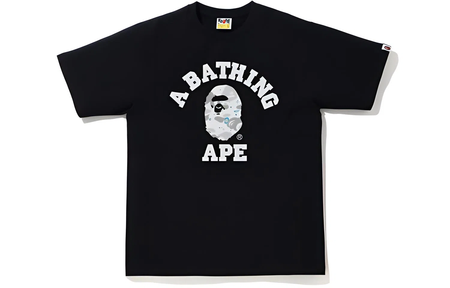 BAPE Space Camo College Tee