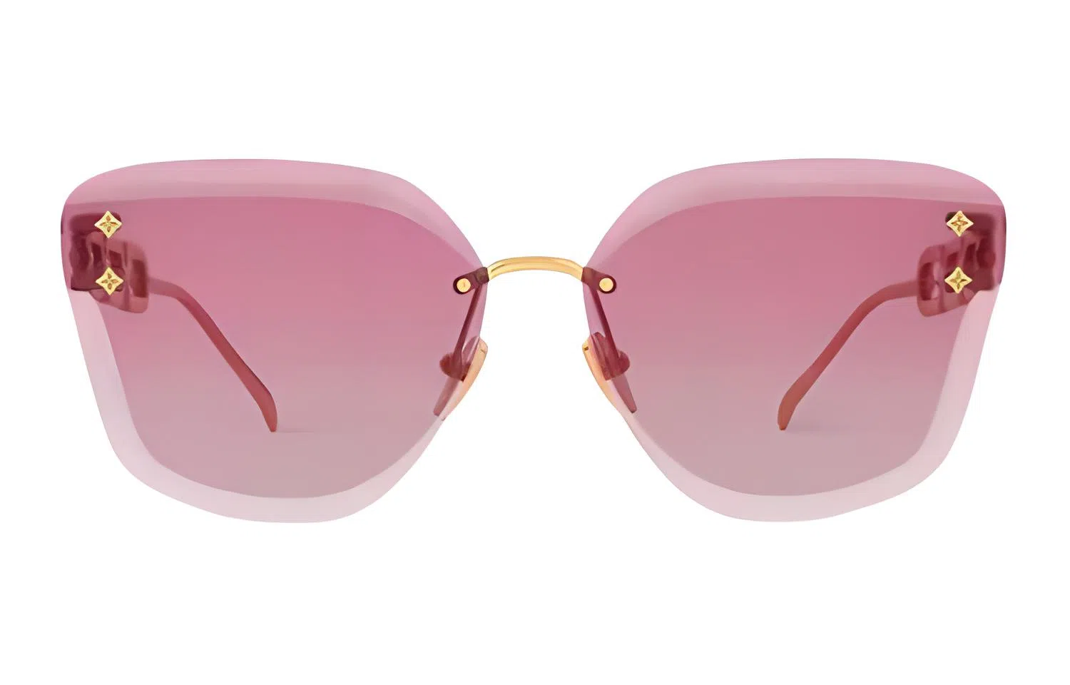 Louis Vuitton Irregular Frame Sunglasses Pink