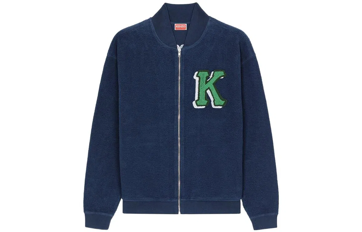 KENZO Logo Embroidered Zip Jacket