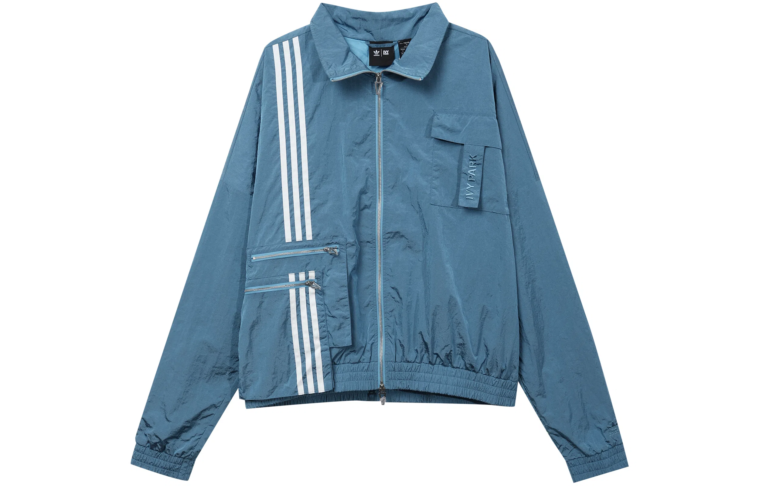 adidas x Ivy Park Classic Striped Jacket Blue