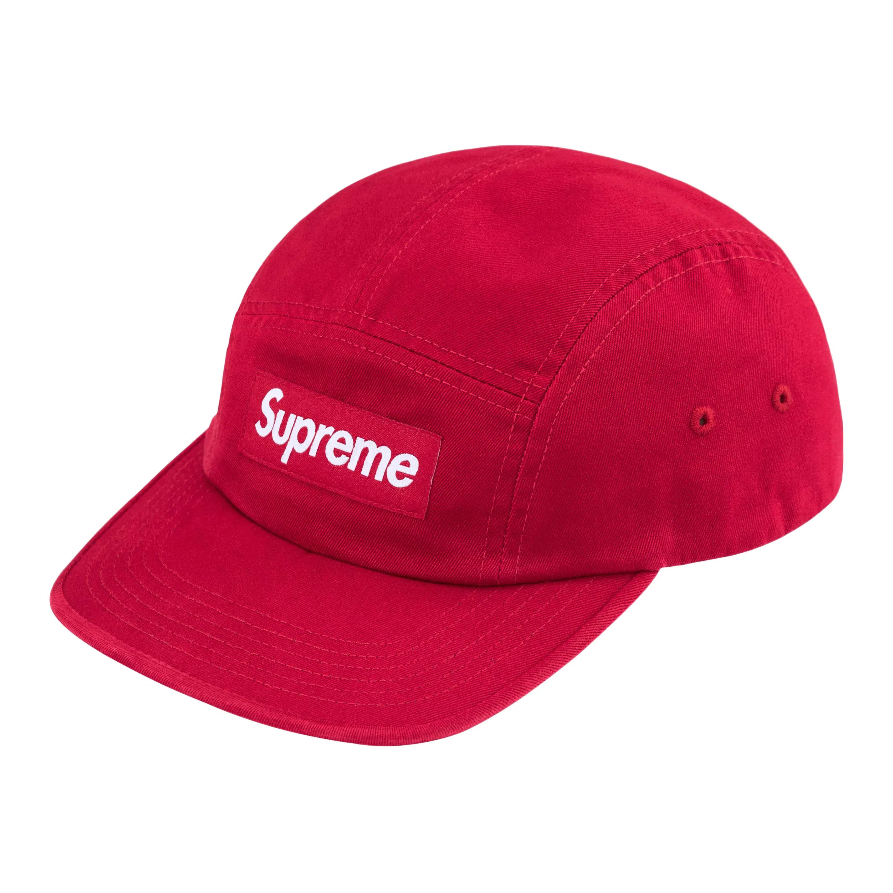 Supreme Washed Chino Twill Camp Cap