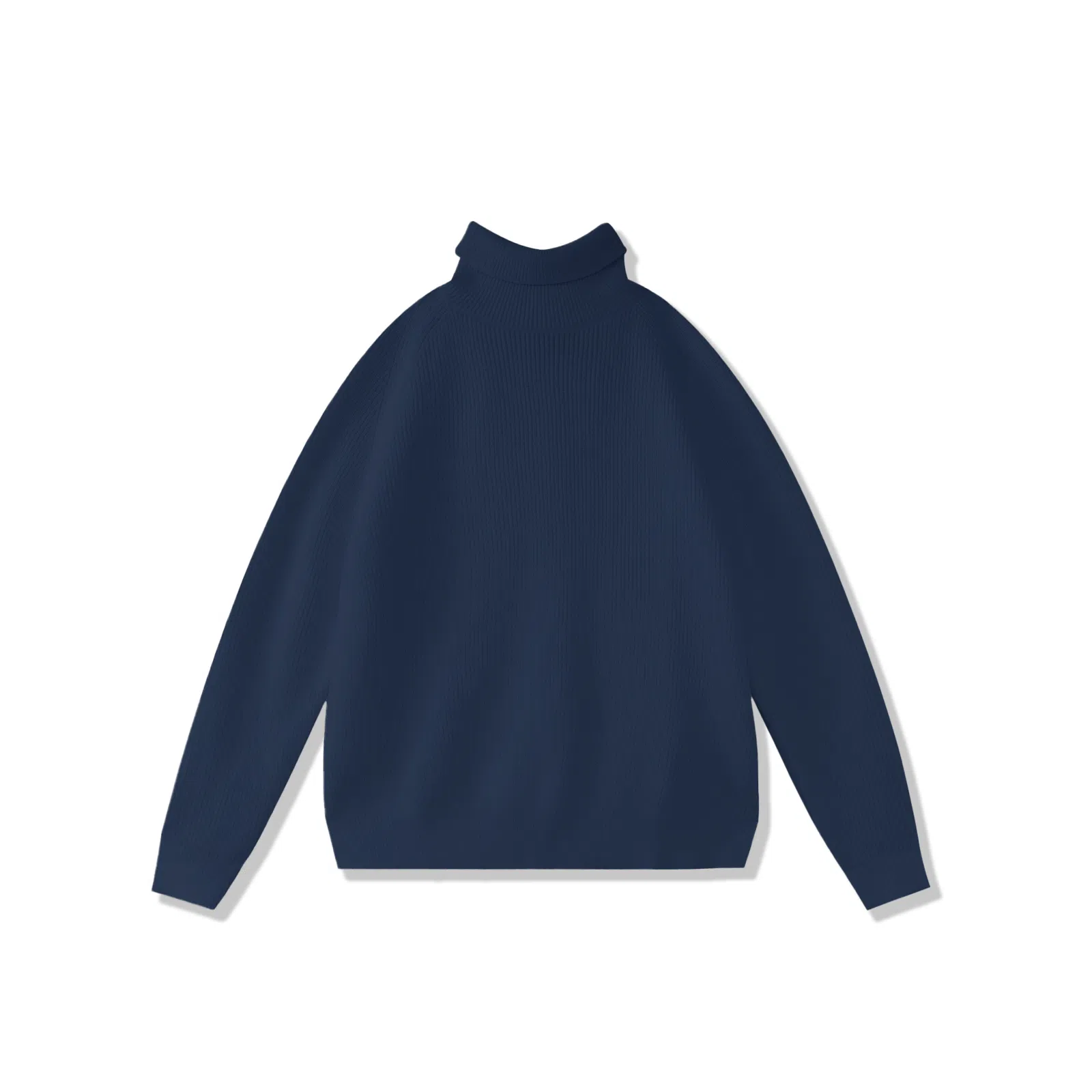 我是大卫 韩版高领纯色百搭加厚毛衣慵懒风内搭打底港风针织衫 男女同款