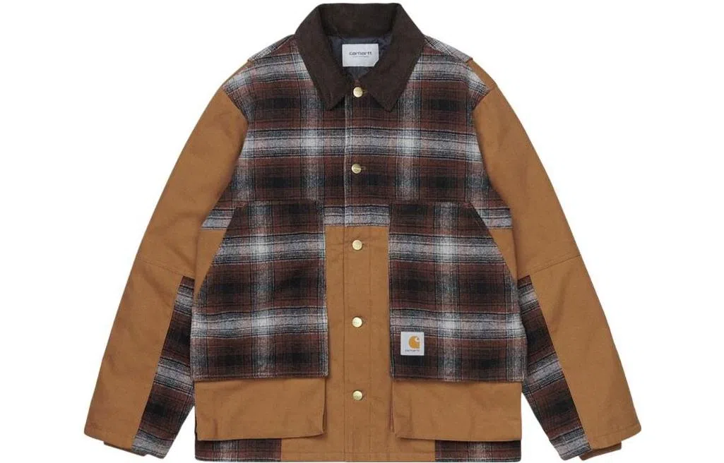 Carhartt WIP FW22 Plaid Patchwork Jacket