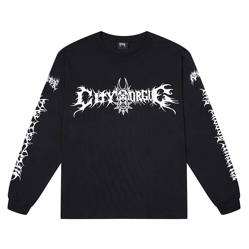Revenge Logo Pullover Black