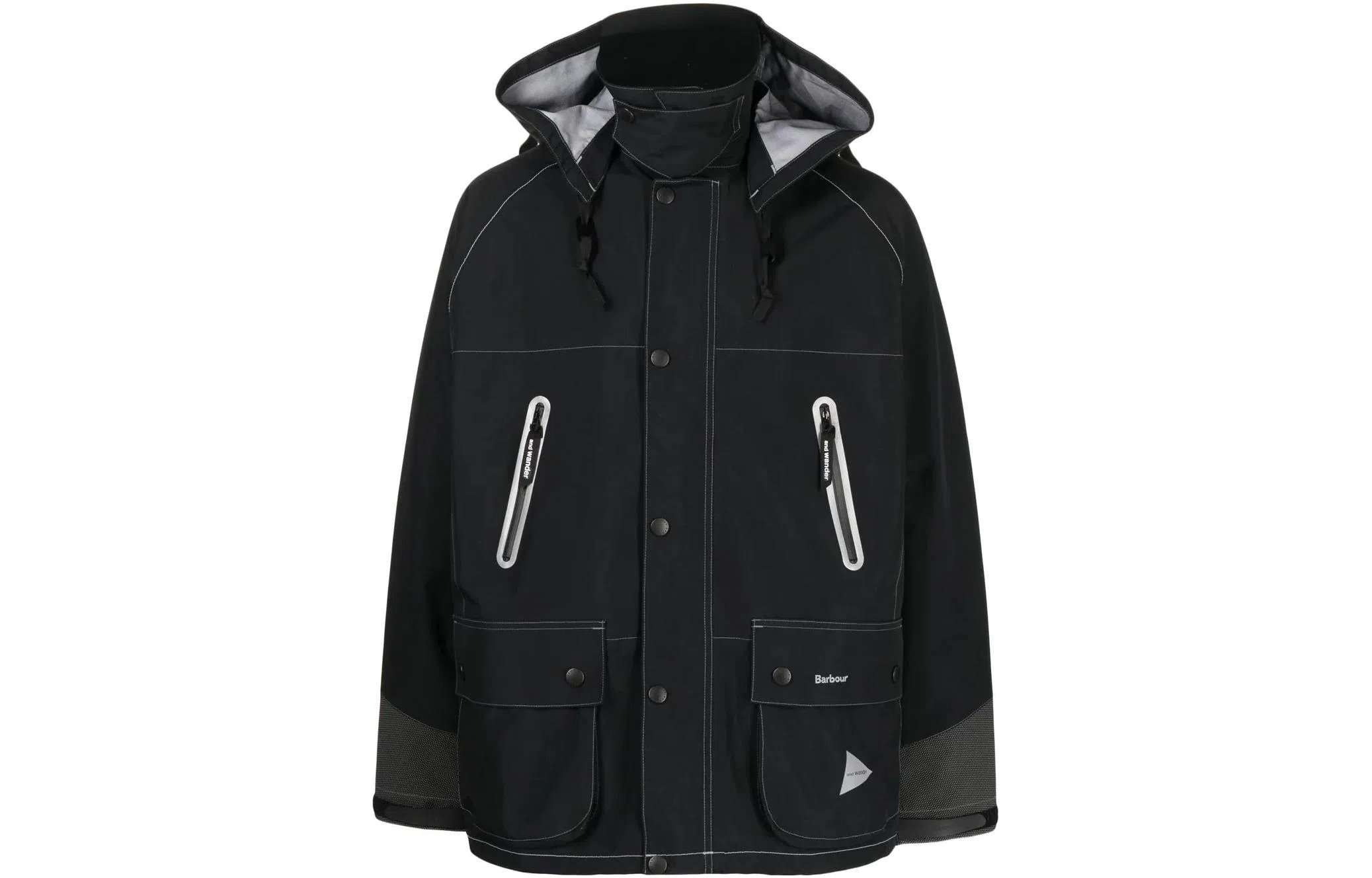 Barbour x and wander FW22 Jacket Black