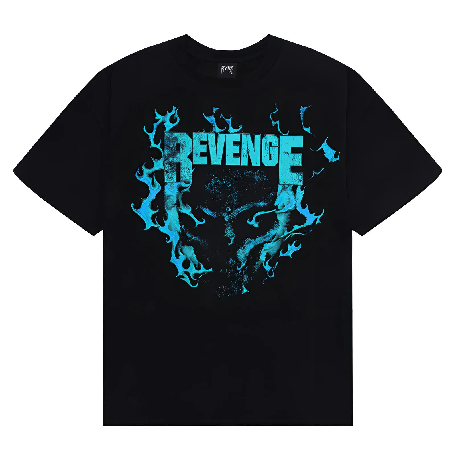 Revenge Flame Logo T-Shirt Black