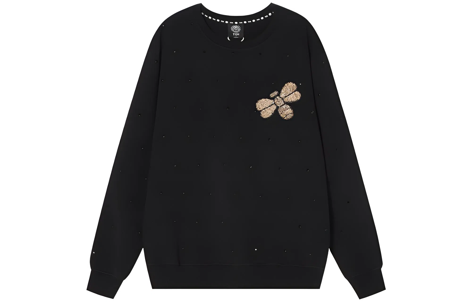 TCH Dragonfly Rhinestone Crewneck
