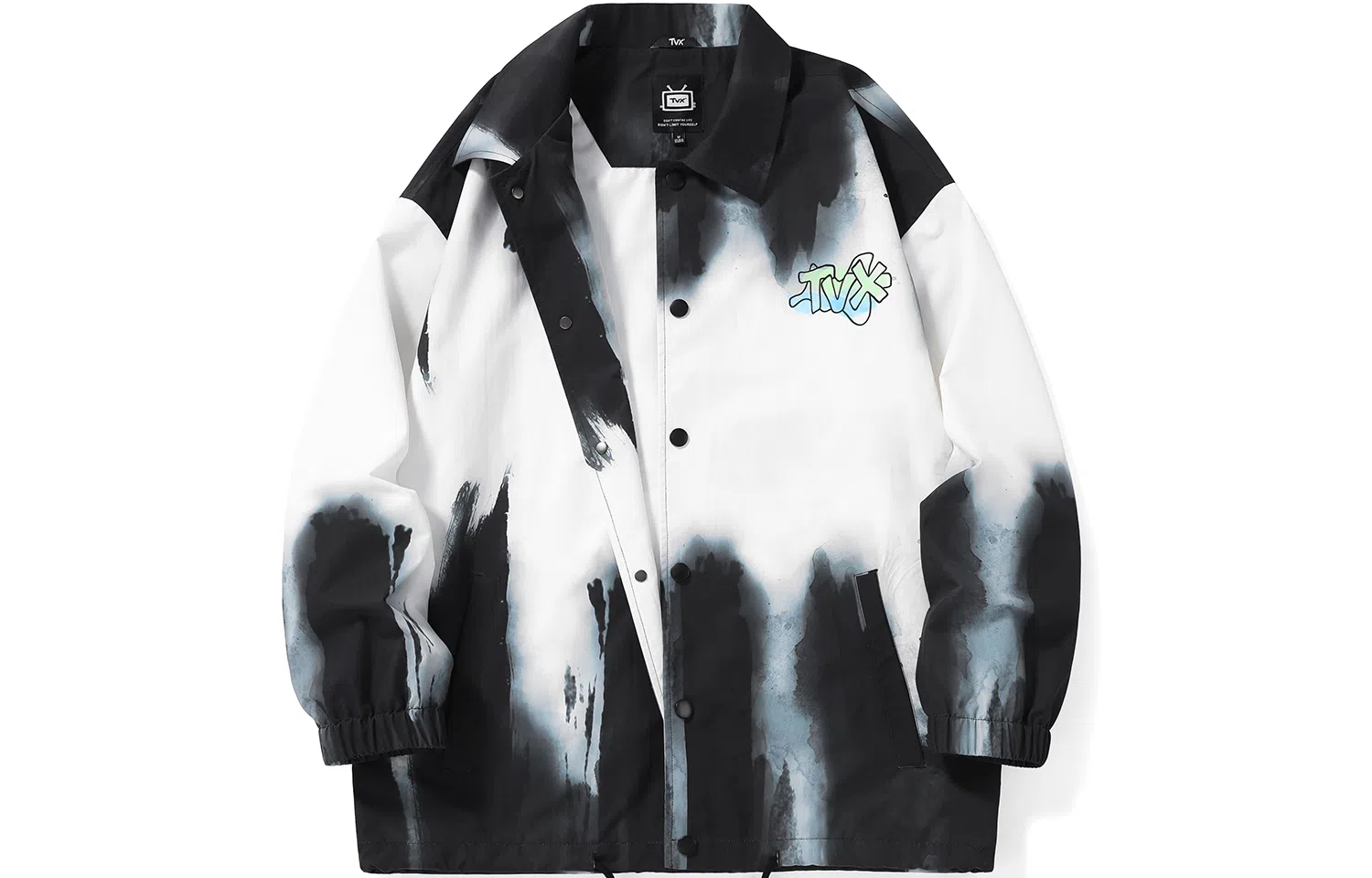 TVX Gradient Cartoon Print Jacket