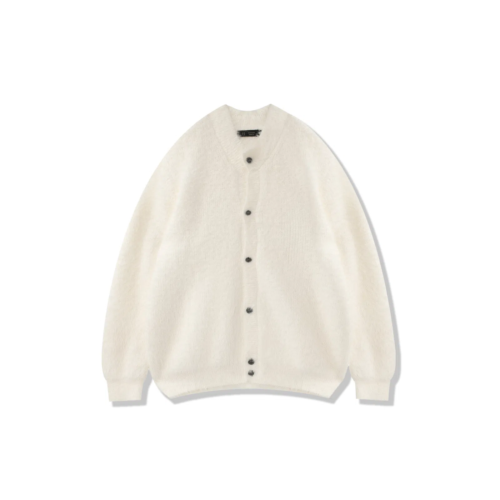 我是大卫 圆领开衫韩国小众高级感针织衫 男女同款