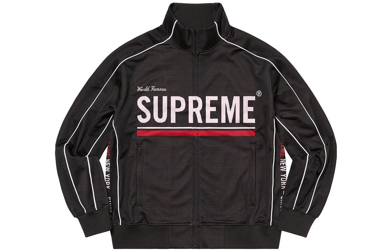 Supreme World Famous Jacquard Track Jacket