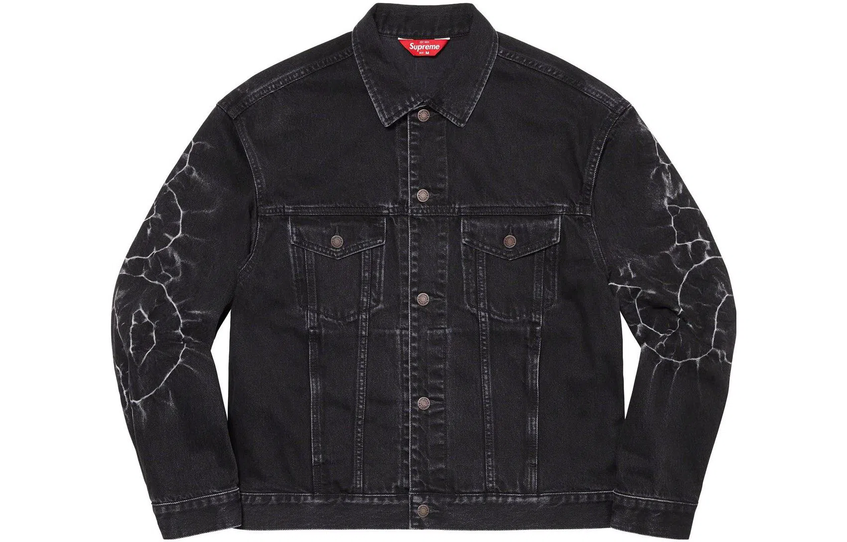 Supreme T-Shibori Denim Trucker Jacket