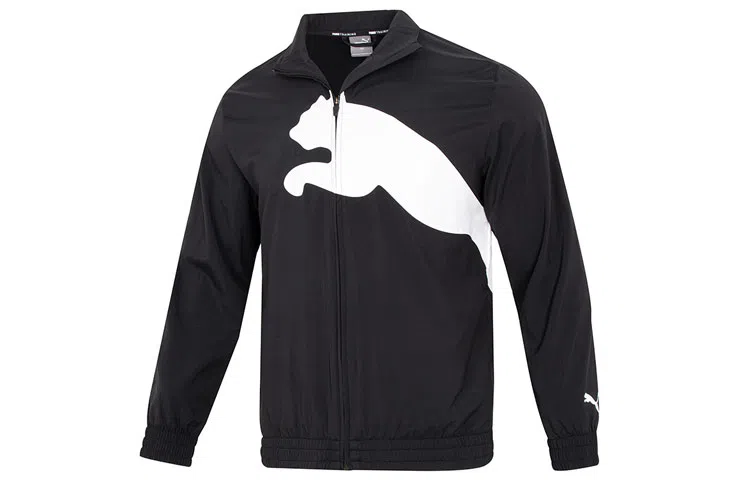Puma Train Big Cat Lined Woven Fz Jacket