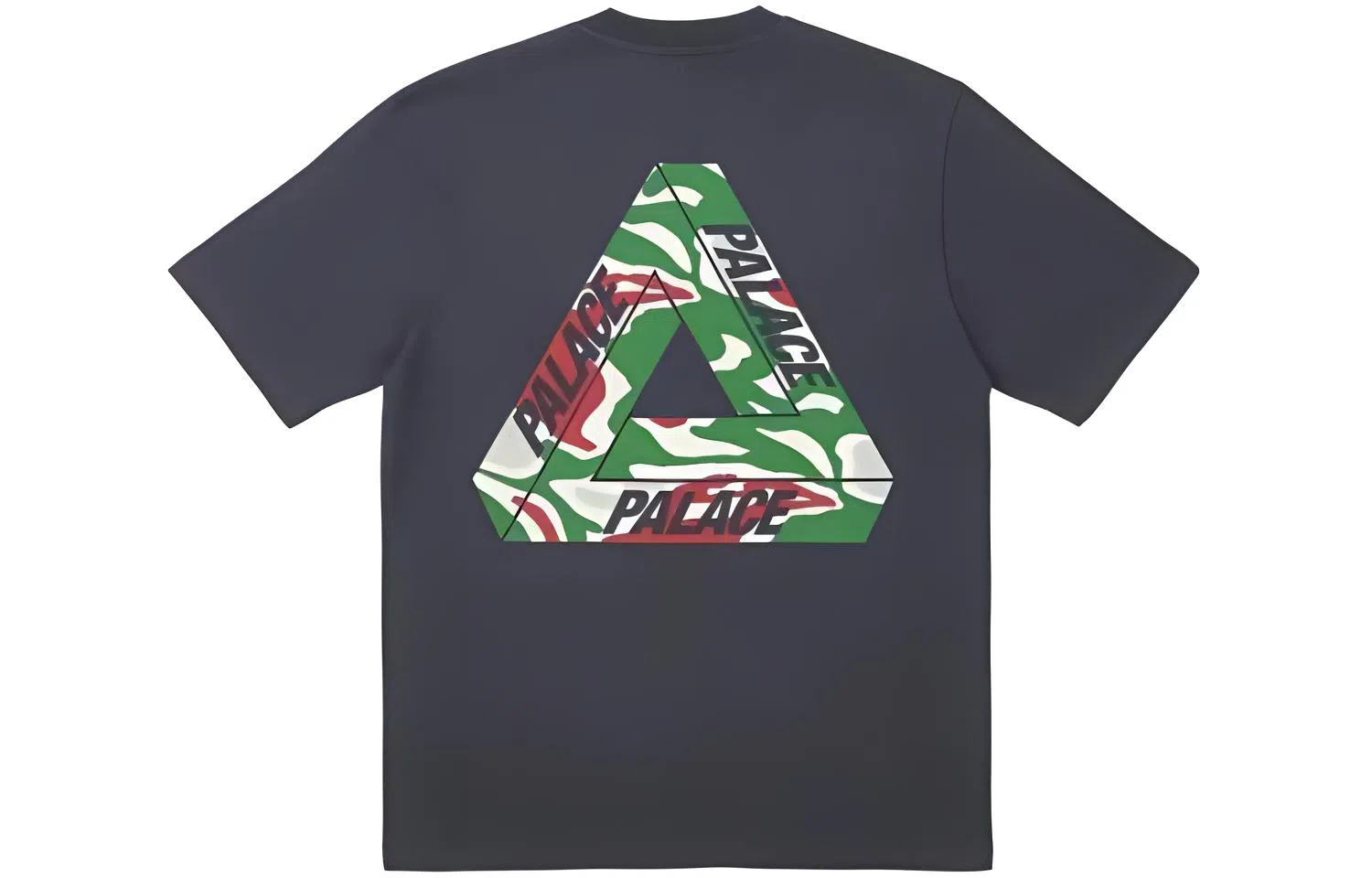 PALACE SS23 Jungle Camo Tri-ferg T-shirt Navy LogoT