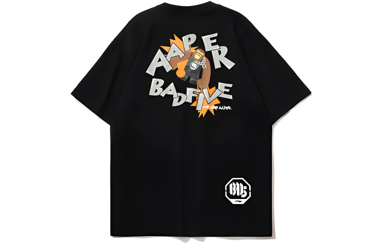 LiNing x Aape BADFIVE Tee Black