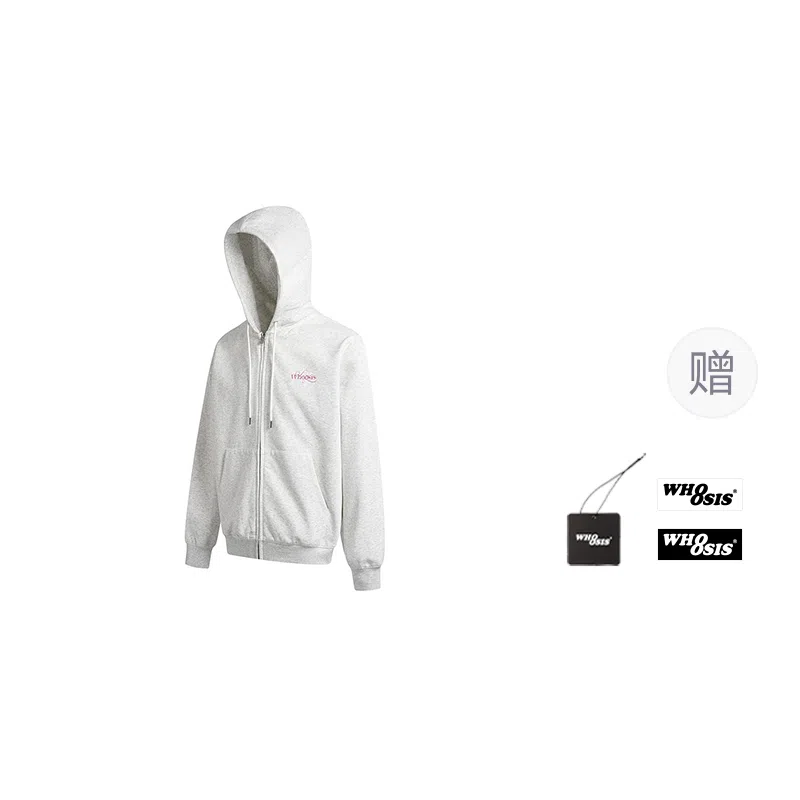 WHOOSIS Logo Zip Cardigan