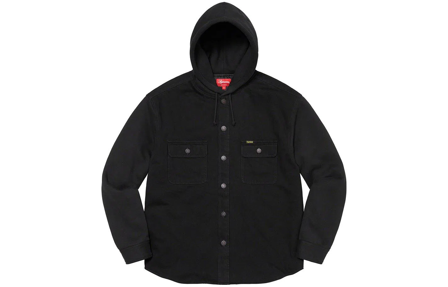 Supreme FW22 Fleece Hooded Denim Shirt