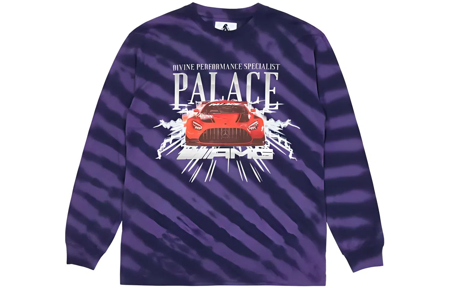 PALACE SS21 x AMG Longsleeve Purple Logo