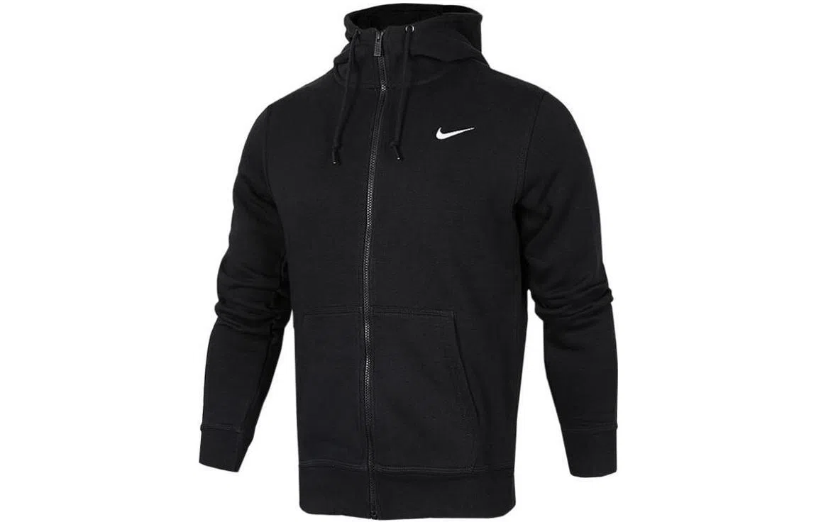 Nike Logo Zip Jacket Black