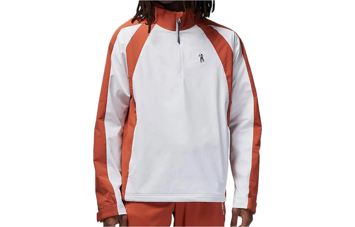 Jordan x Eastside Golf Logo Zip Jacket White Orange