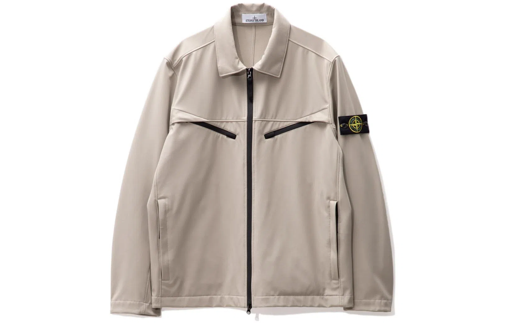 Stone Island Light Soft Shell-R Jacket Pigeon Grey