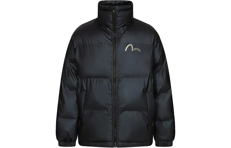 EVISU FW22 Logo Embroidered Jacket Black