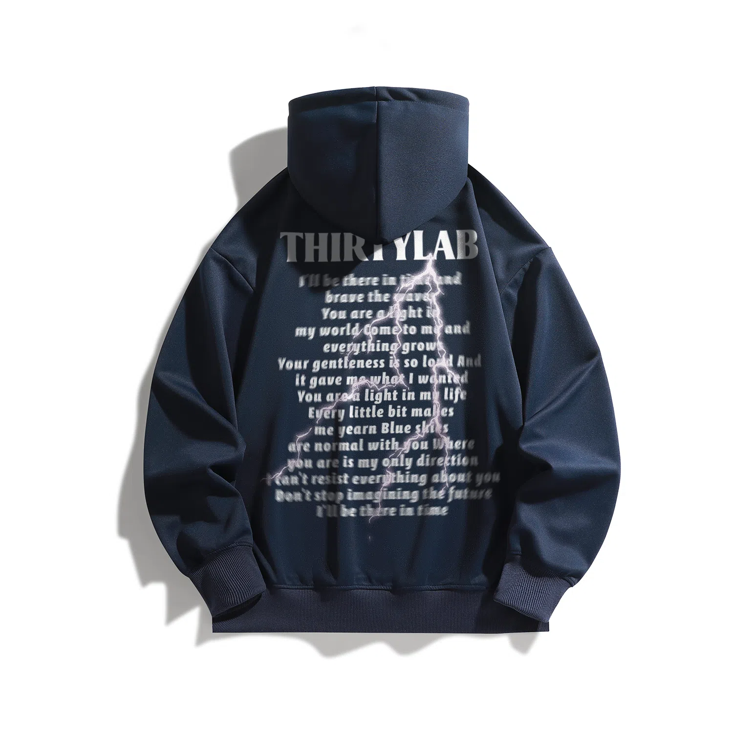 30BRAID Vintage Graffiti Pullover Sweatshirt