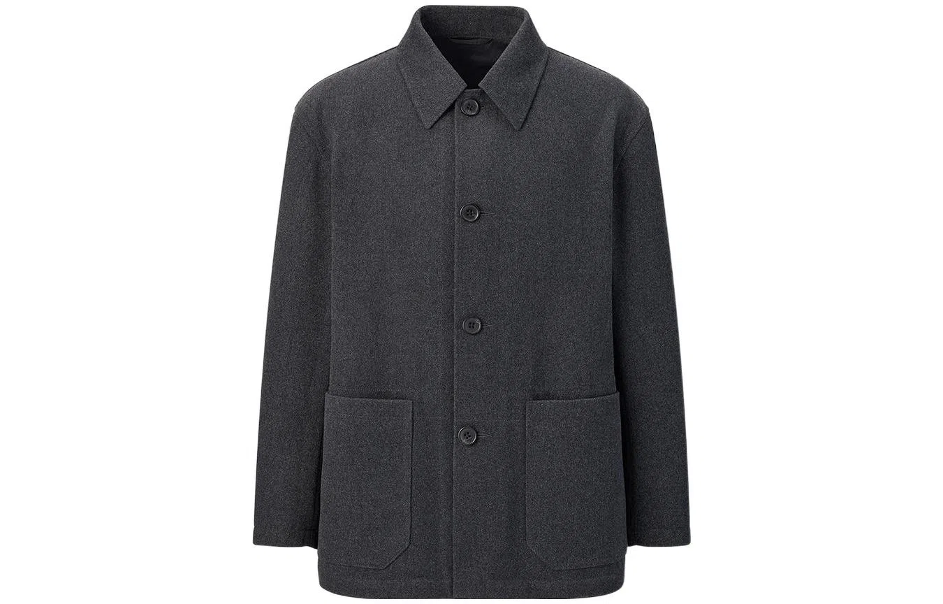 UNIQLO Wool Blend Shirt Jacket