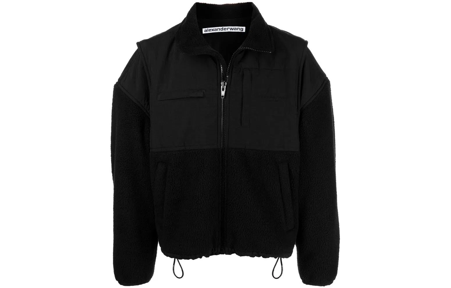 Alexander Wang拼接立领长袖夹克