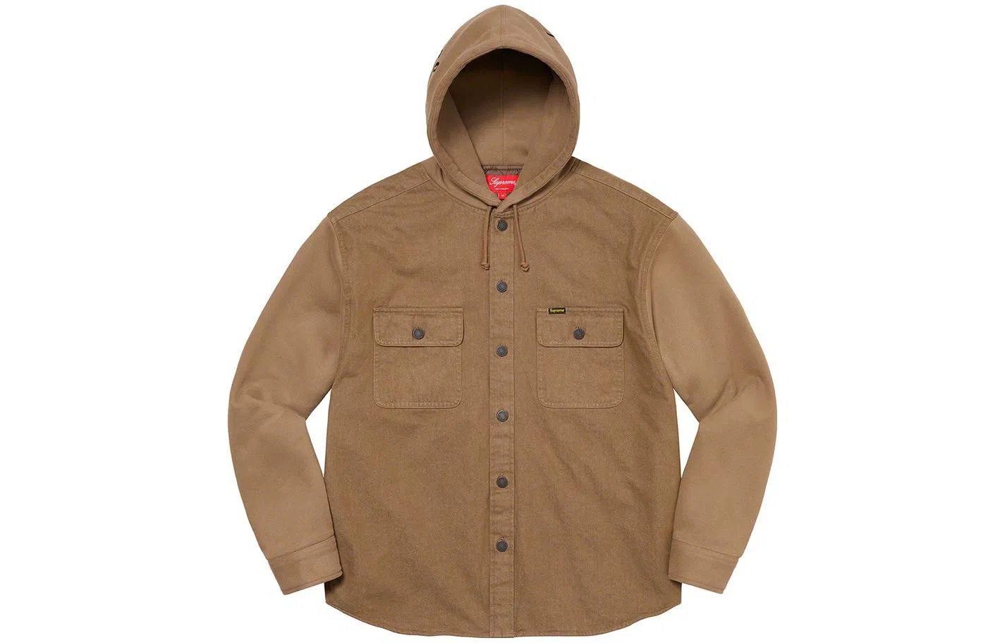 Supreme FW22 Fleece Hooded Denim Shirt