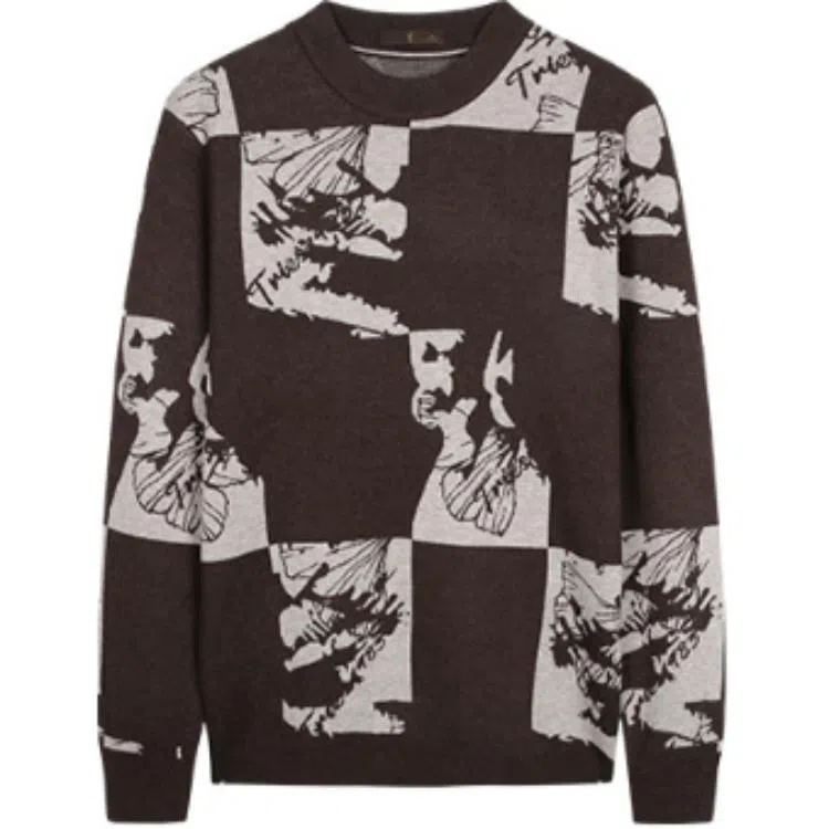 才子 保暖时尚舒适针织衫 男款