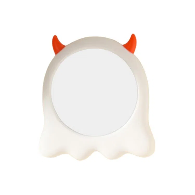 米甜兔 白色可爱化妆镜 便捷