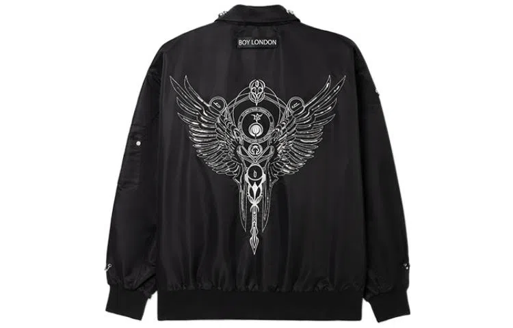 Boy London SS22 Eagle Embroidered Jacket Black