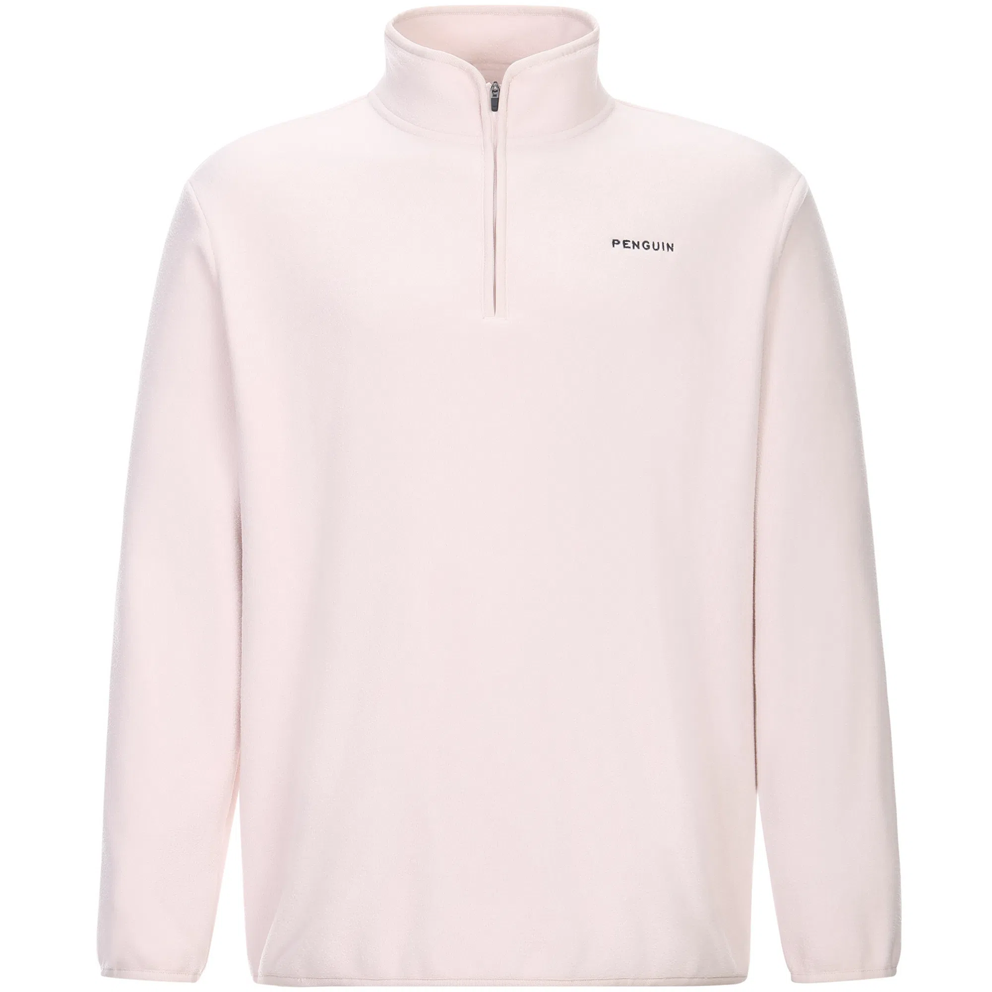 企鹅 立领半开襟加厚保暖防静电摇粒绒抓绒卫衣 男女同款