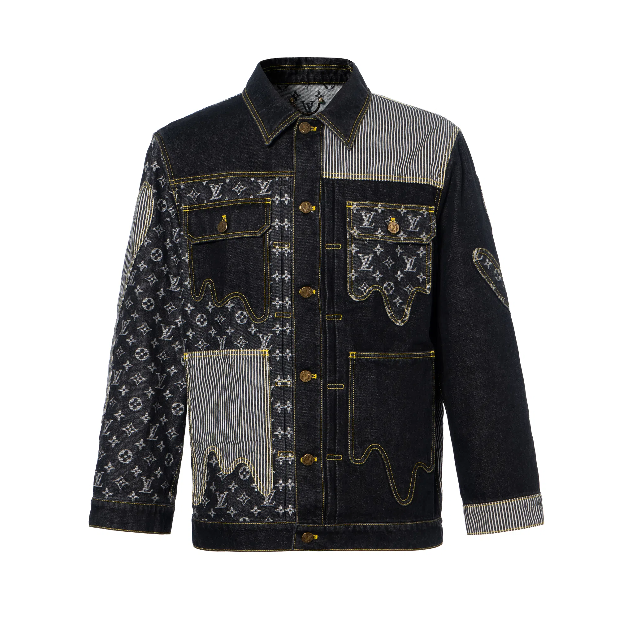 Louis Vuitton Denim Jacket Black