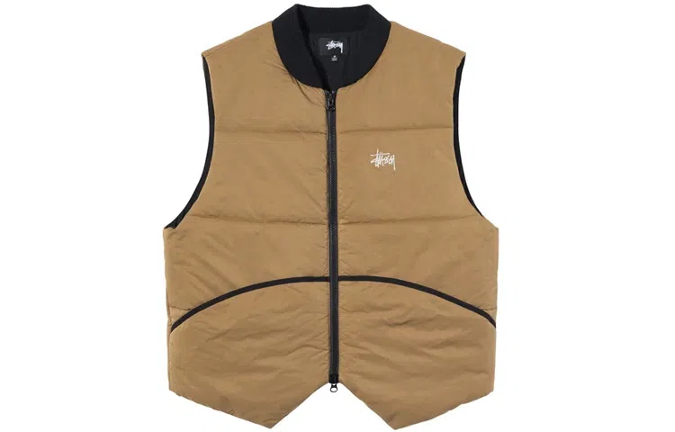 Stussy FW21 Prlmaloft Quilted Vest Logo