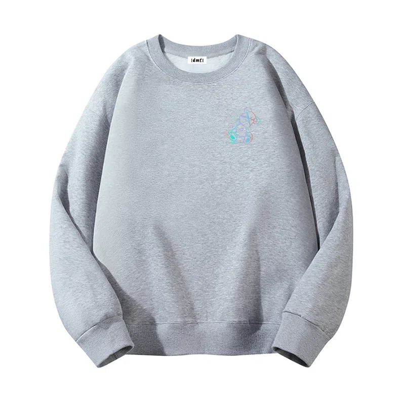 【dme】 潮牌美式高街字母印花宽松圆领百搭休闲长袖卫衣 男女同款