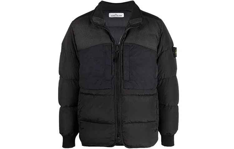 Stone Island Down Jacket Black
